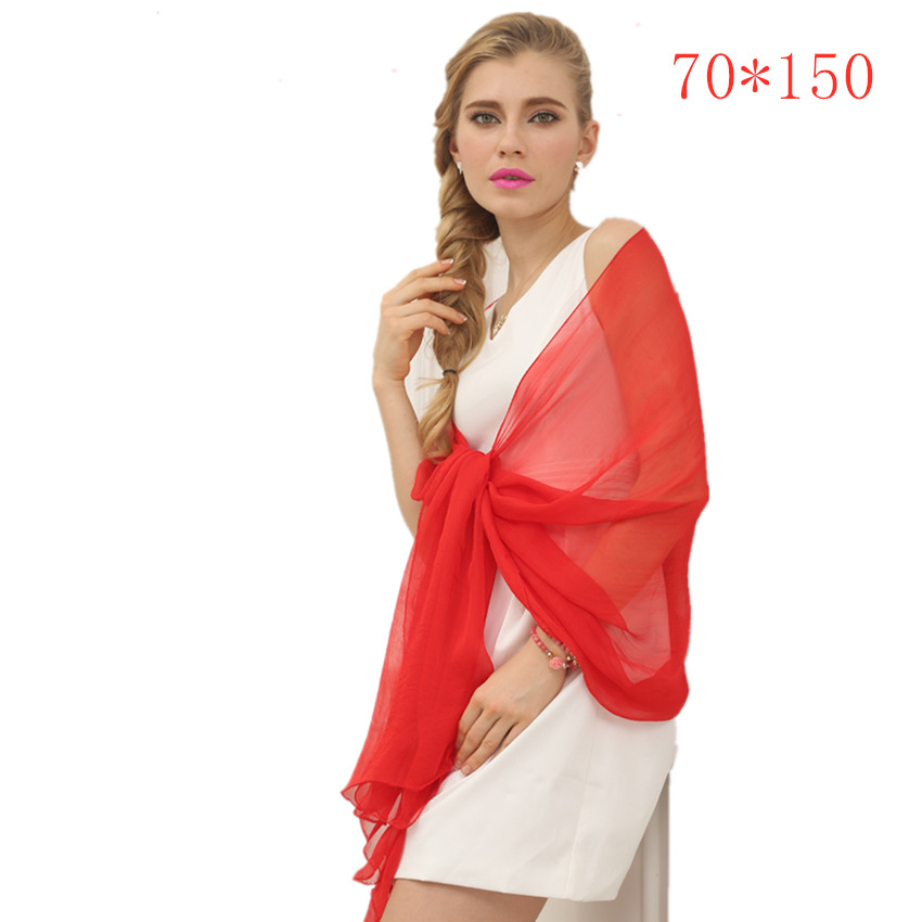 summer scarf Solid Color Plain Small Square Scarf Small Long Scarf Large Scarf Various Colors Four Seasons Fashion Gift Chiffon Scarf