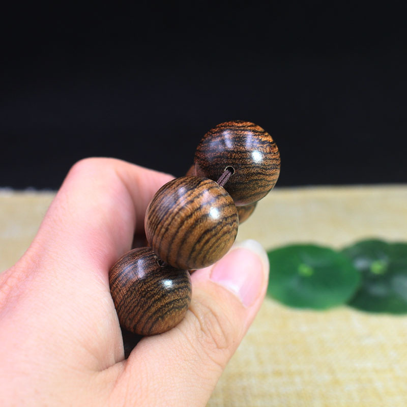 厂家直销 虎皮檀手串手链 男女款佛珠手串 木制工艺品