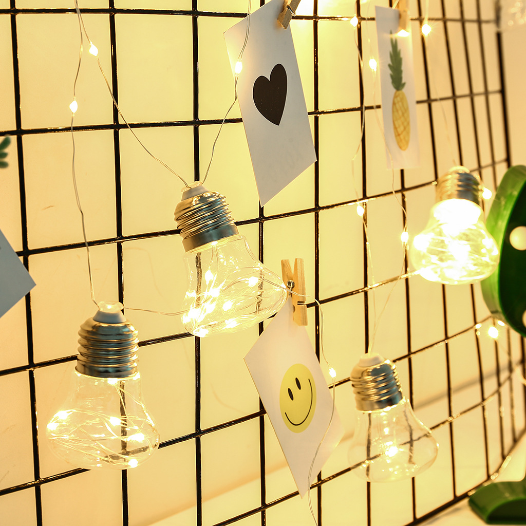 新款爱迪生现代简约创意个性led小灯泡吊灯餐厅吧台过道布置灯饰