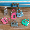 travel knapsack trunk Password lock dormitory Gym cabinet Metal Padlock Theft prevention Mini Lock