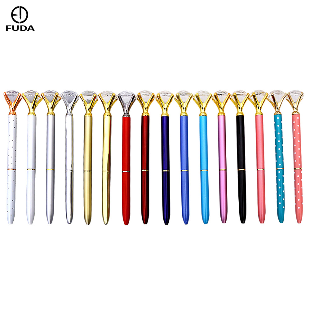 金属笔水钻笔钻石头笔 巨钻笔水晶玻璃礼品笔 商务赠品定制