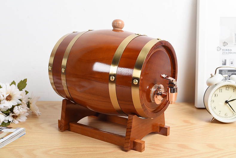 定制红酒桶家装实用红酒木桶 酒吧餐厅手工葡萄酒木桶展示摆件