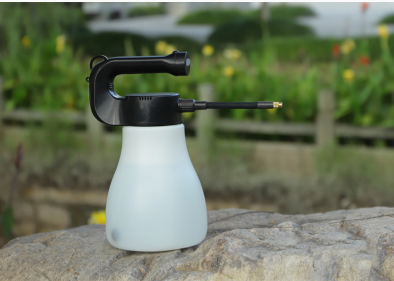 南叶3l手提式长嘴头可歪曲型电动喷壶 浇水壶锂电池工具 大容量