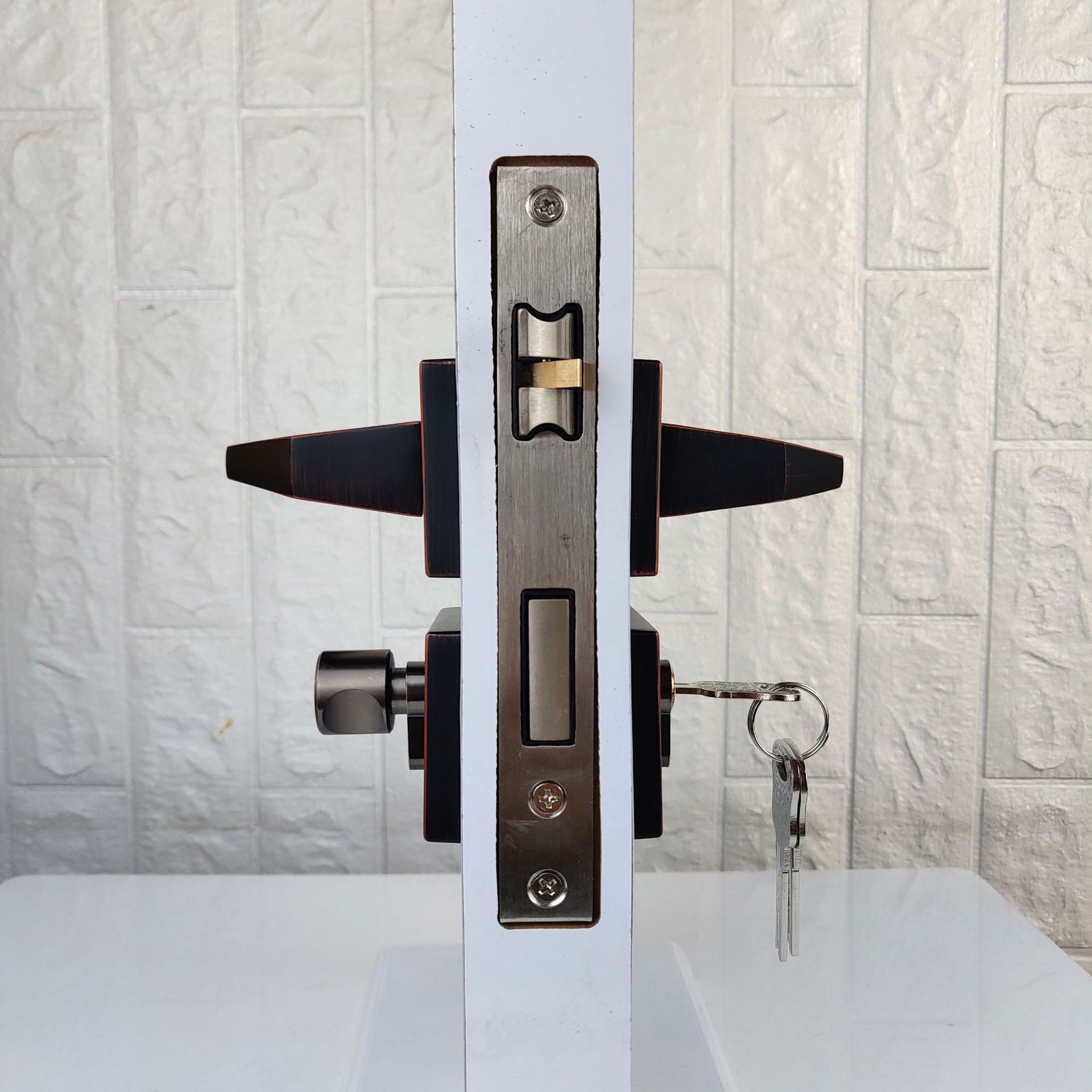 厂家直销室内木门分体锁 现代简约卧室静音房间门锁 家装五金锁具