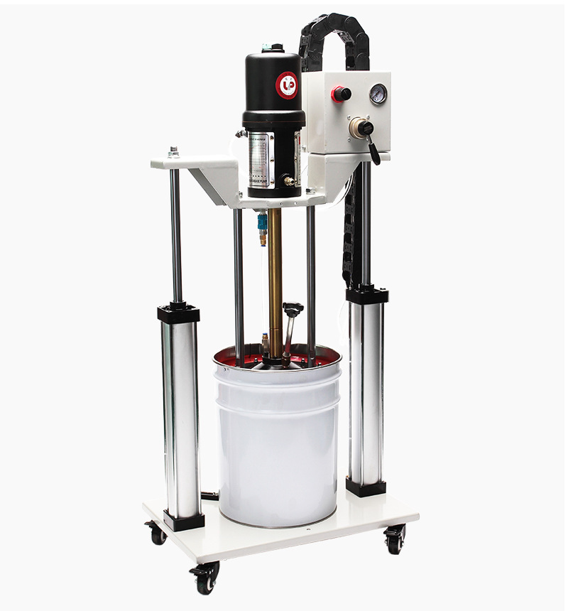气动注油泵定量注脂机双立柱润滑油脂机打胶泵定量黄油机lv-920g