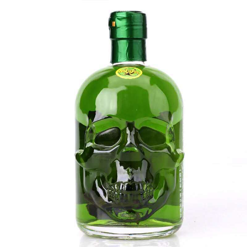 洋酒原装antitoxin绿魔苦艾酒 绿闪电 苦艾草 骷髅酒89.9%