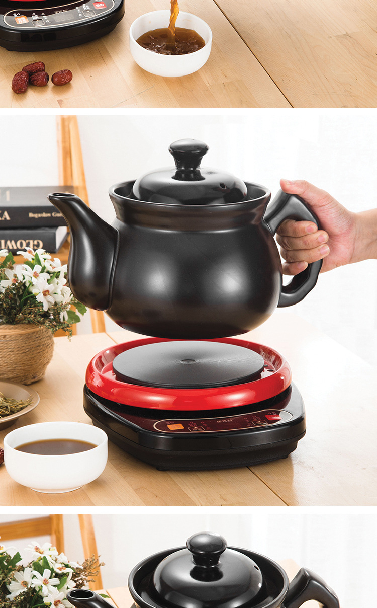 分体式煎药壶药壶全自动陶瓷煎药锅砂锅煎药罐器药煲汤煲家用砂锅