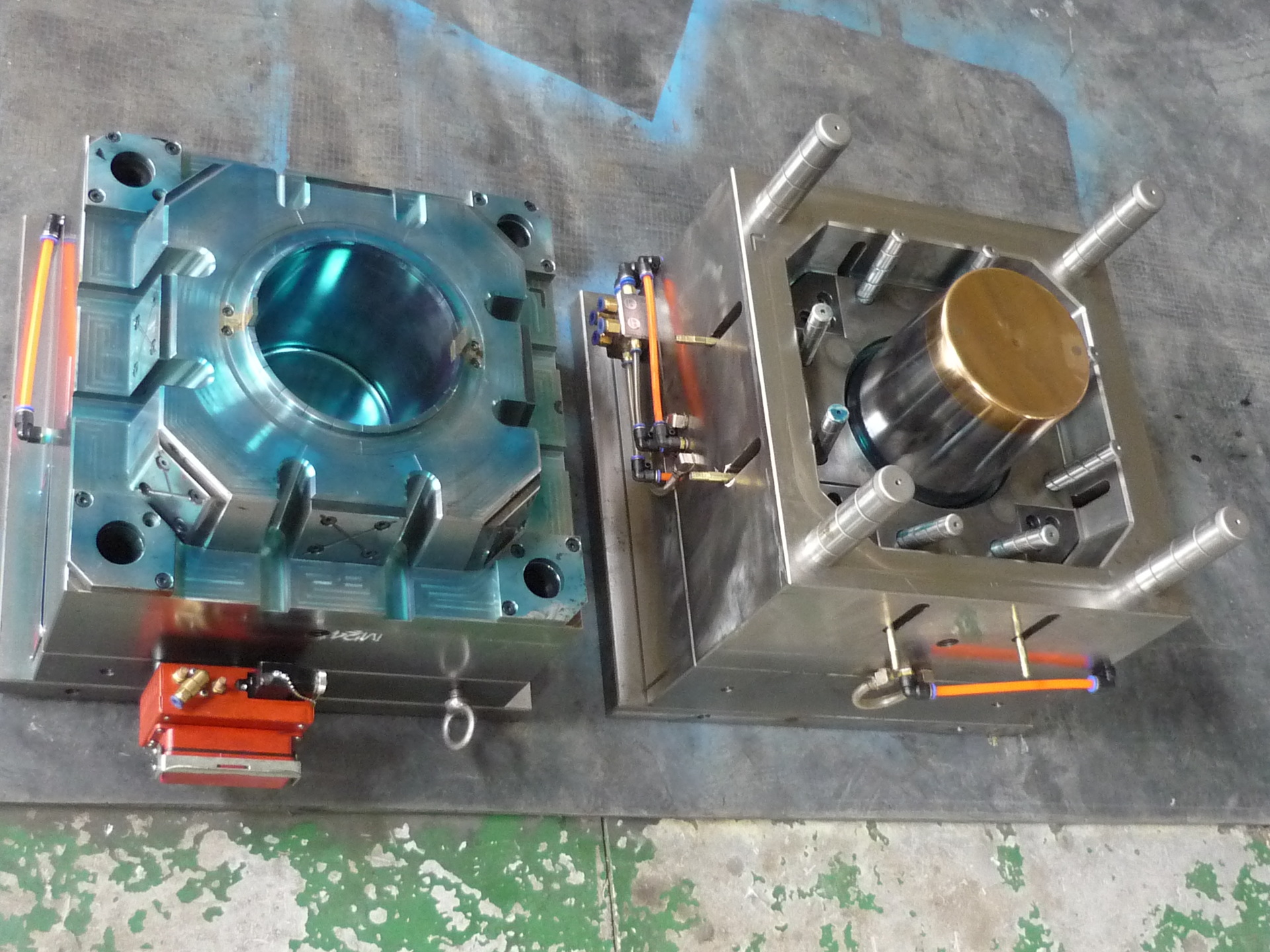 油墨桶模具 化工桶模具 方形桶模具 膜内贴涂料桶模具加工定制