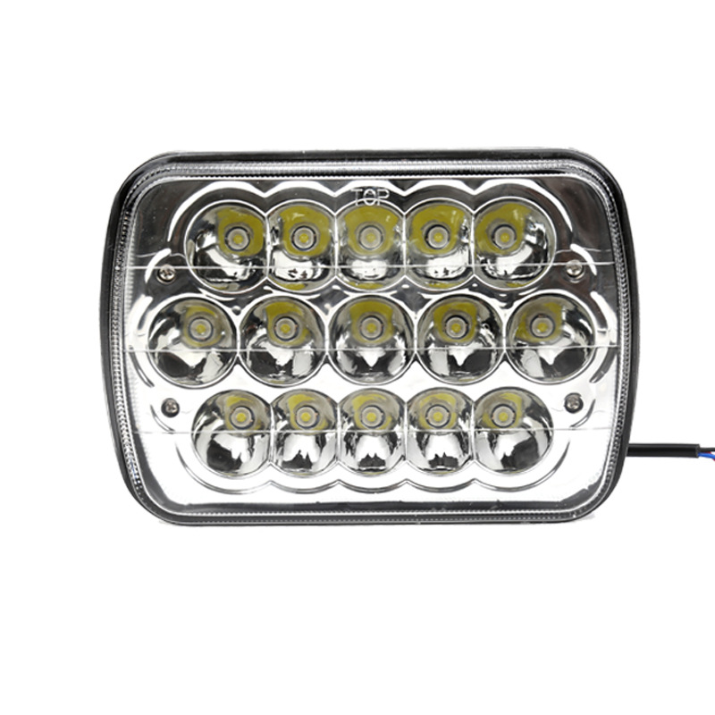 厂家直销7寸方灯牧马人led方灯5x7汽车大灯6x7前照灯欧美卡车大灯