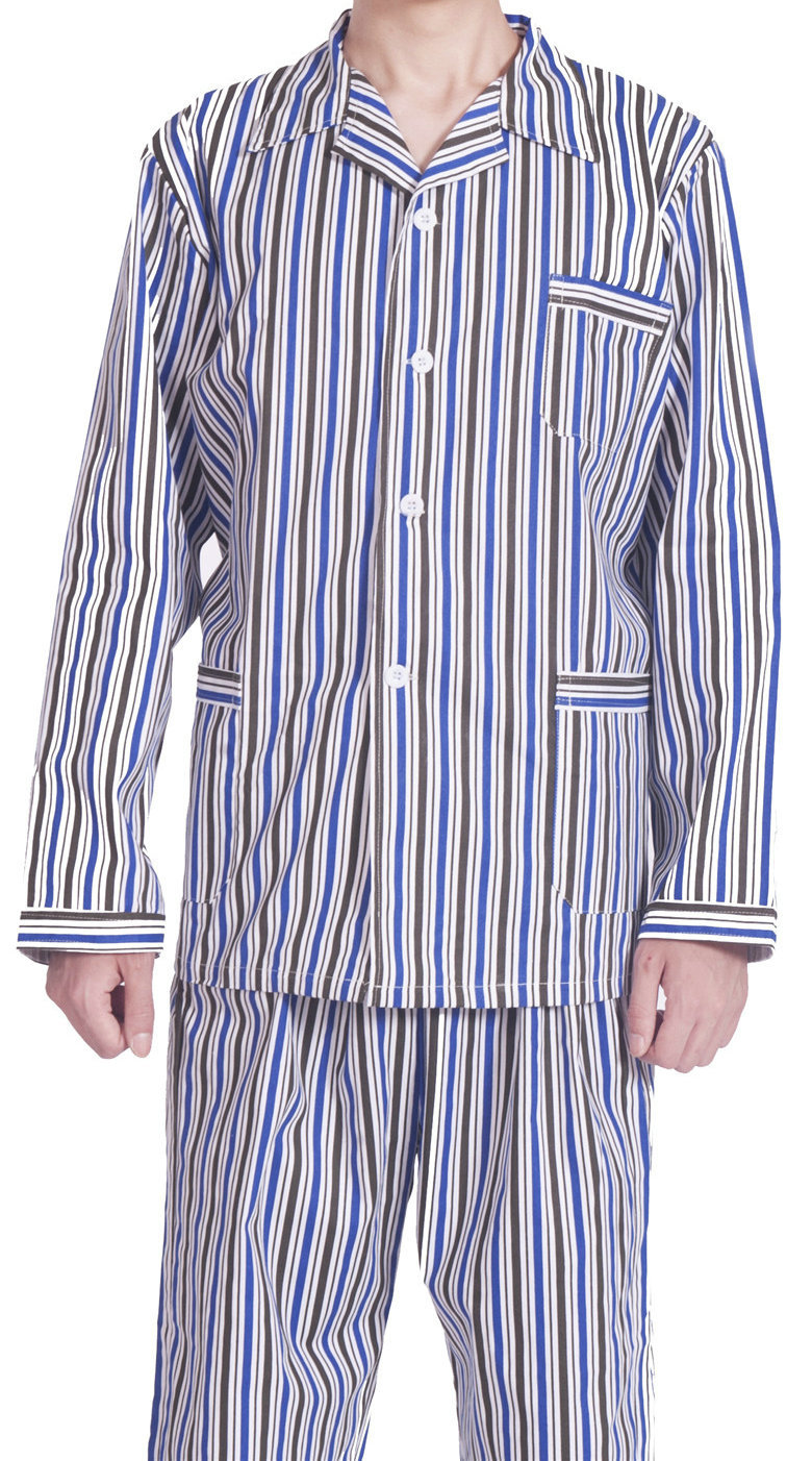 工厂棉质病号服病人服精神医院患者服蓝白条纹长短袖各种款式花形