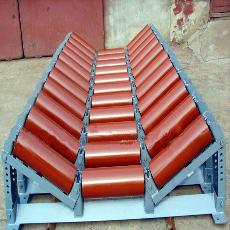 厂家生产108*455托辊输送机 槽型缓冲托辊 托辊批发供应