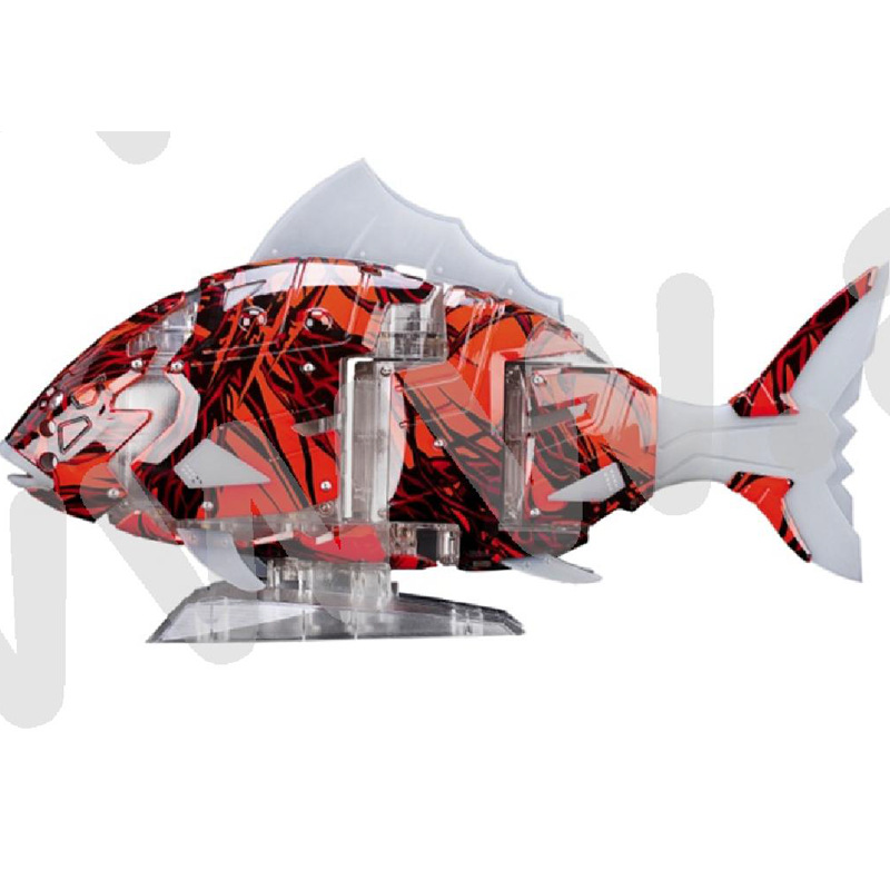 韩端科技馆创客实验室使用仿生物体机器鱼自动手动两种模式