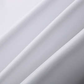 全涤纶防水平纹布/桌布 厂家供应纯白色简约透气不褪色面料批发