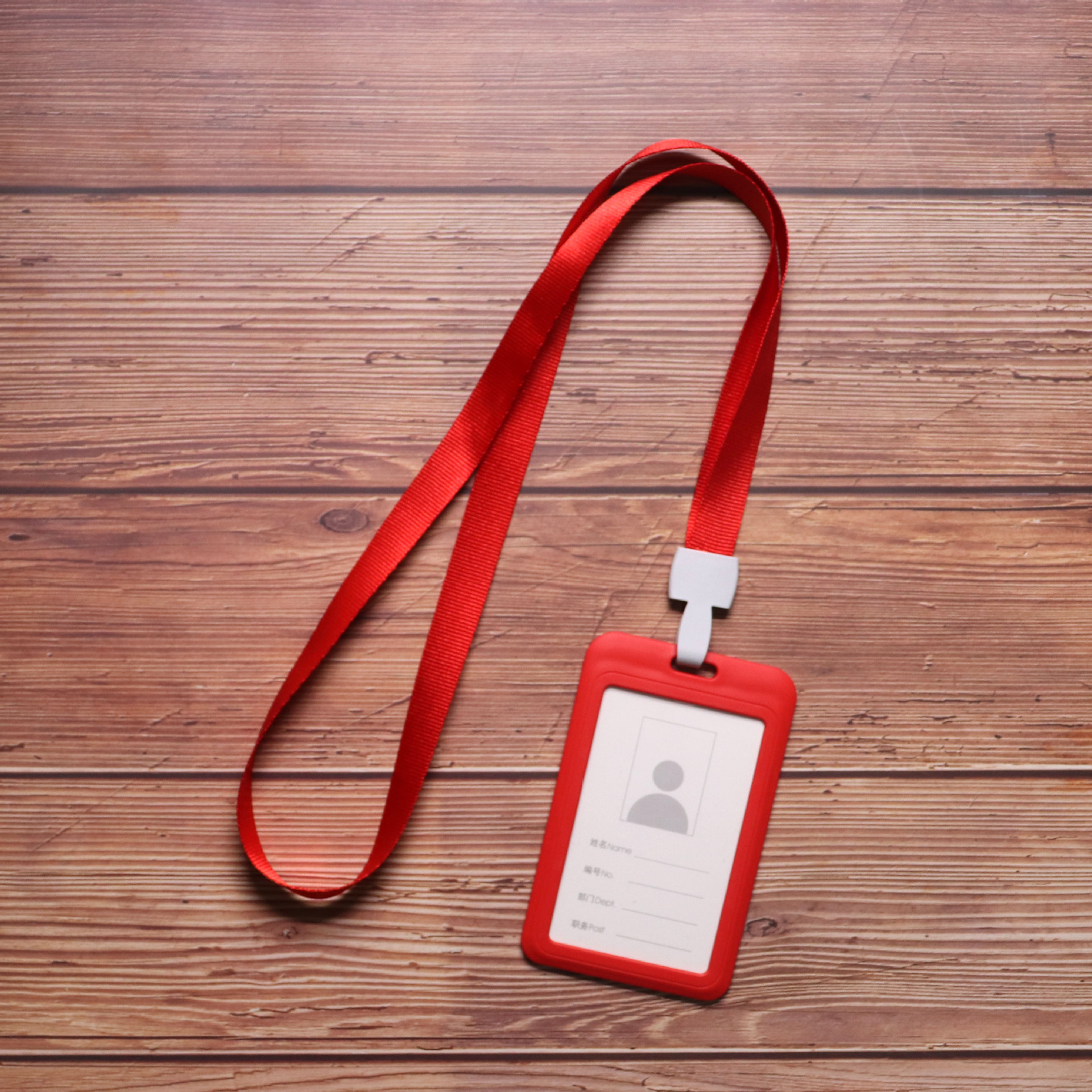 厂家定制塑料钩展会厂牌挂绳 证件挂带工作牌绳 学生吊绳定做