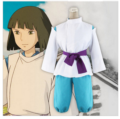 千与千寻cos荻野千寻小白白龙琥珀川和服小千衣服动漫服装