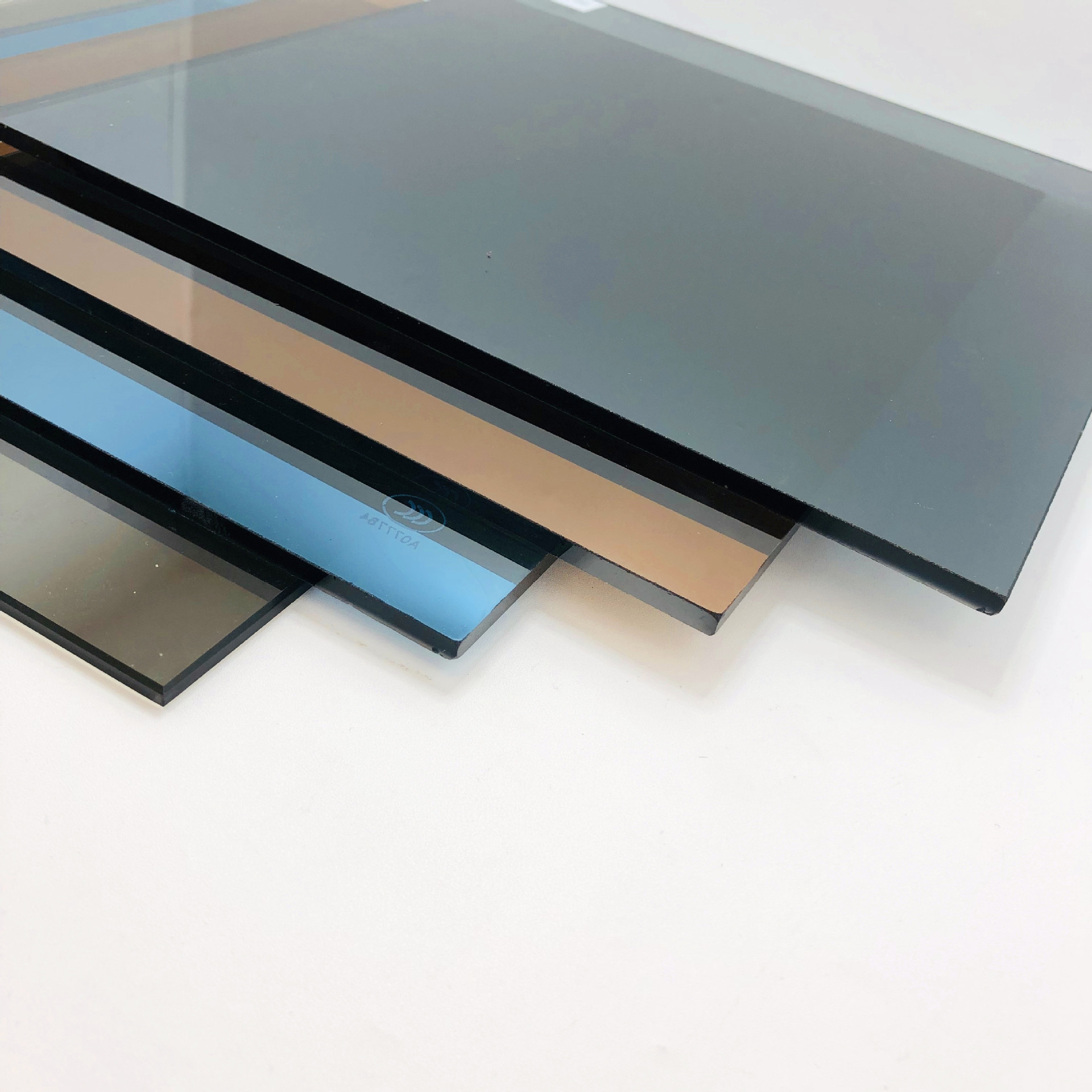 4-12mm离线金茶镀膜玻璃 茶色镀膜建筑玻璃隐私玻璃门窗幕墙玻璃