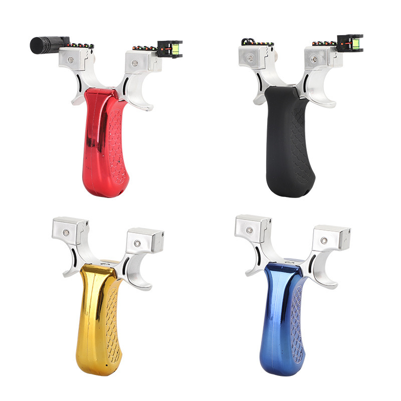 霸龙弹弓钓鱼打窝弹弓创意弹弓架弹弓abs材料猎人部落批发定制