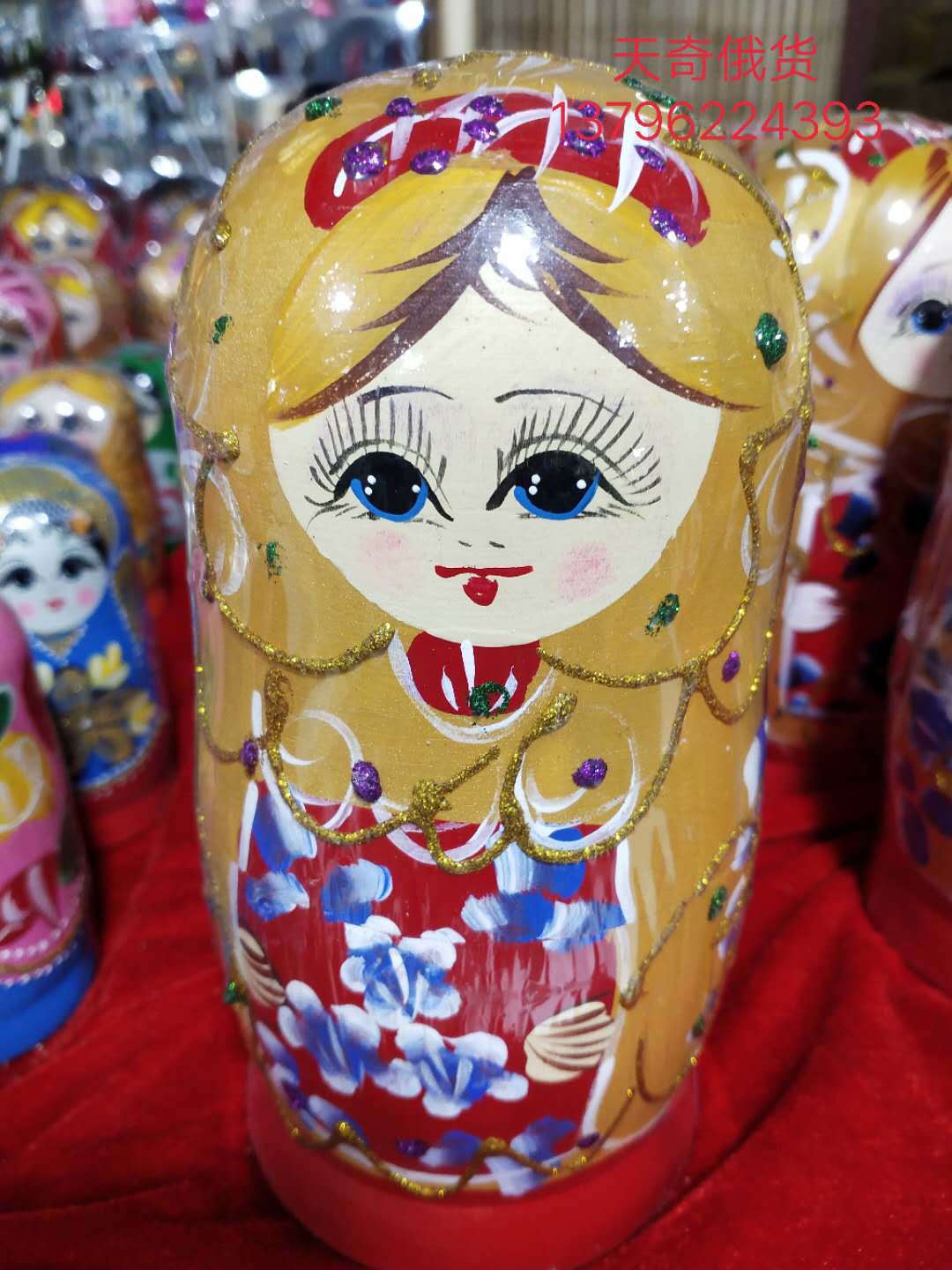 俄罗斯进口工艺套娃5层6层7层8层10层