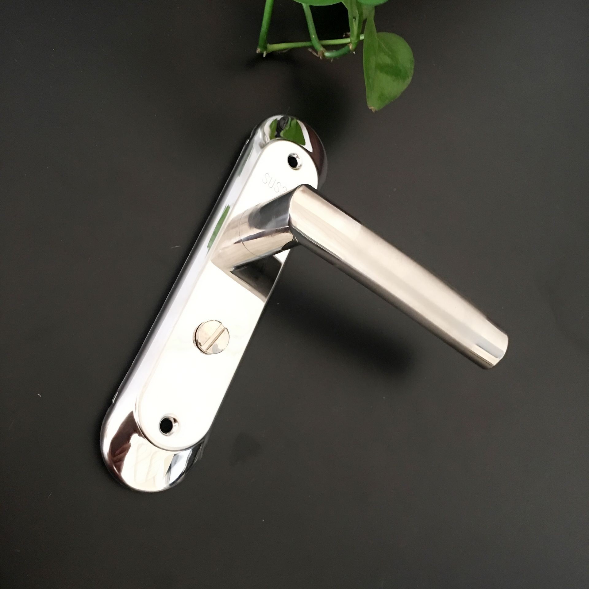 鸿威304不锈钢卫生间锁批发 卫浴厕所门锁配35锁体加强加厚不生锈