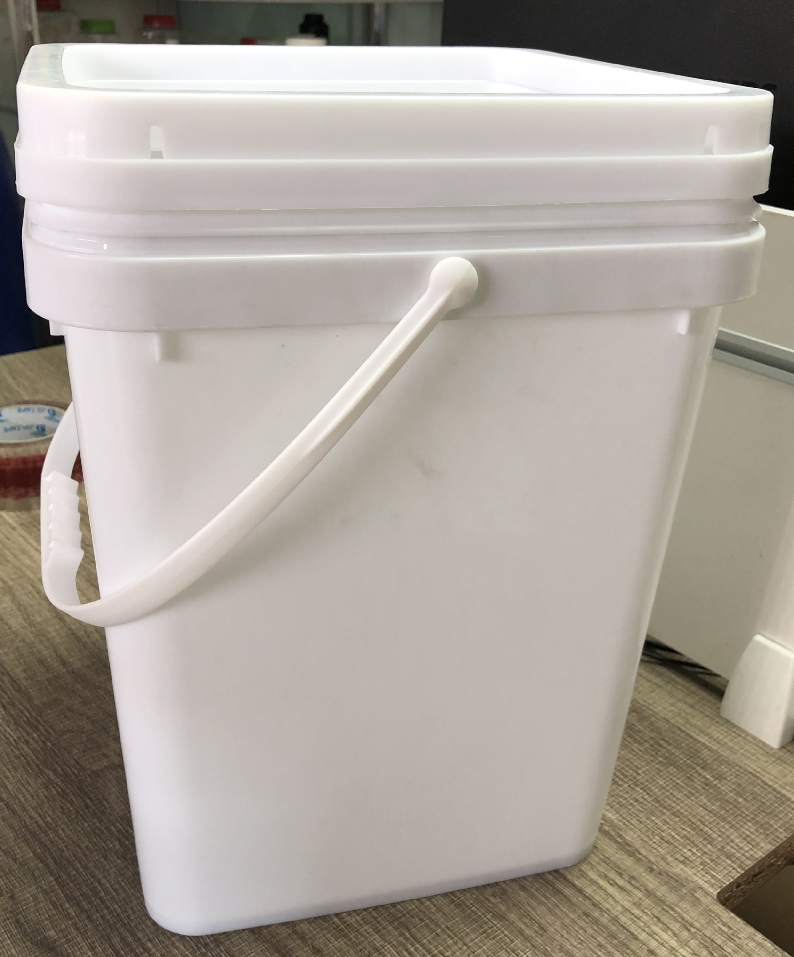 pp新料18升包装塑料方形桶18l食品包装胶桶18公斤化工桶玩具桶