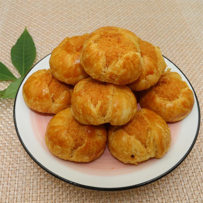 小酥饼肉松汉堡酥一口酥肉松味传统手工点心7斤散装整箱批发