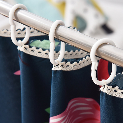 大学生宿舍床帘挂环寝室床幔蚊帐挂钩c型环产品工艺环编织细棉绳