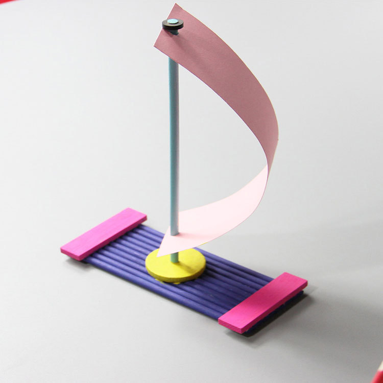 小学生科技小制作diy手工玩具木筏帆船益智拼装模型科学实验材料