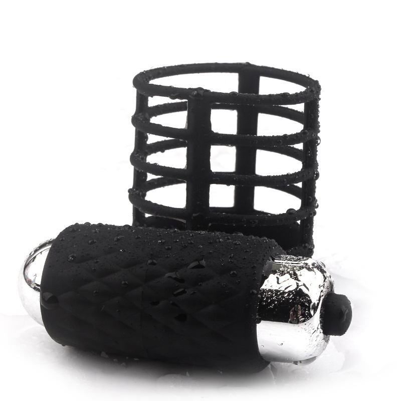 穿戴式镂空震动环男用锁精情趣成人性用品夫妻双振情趣