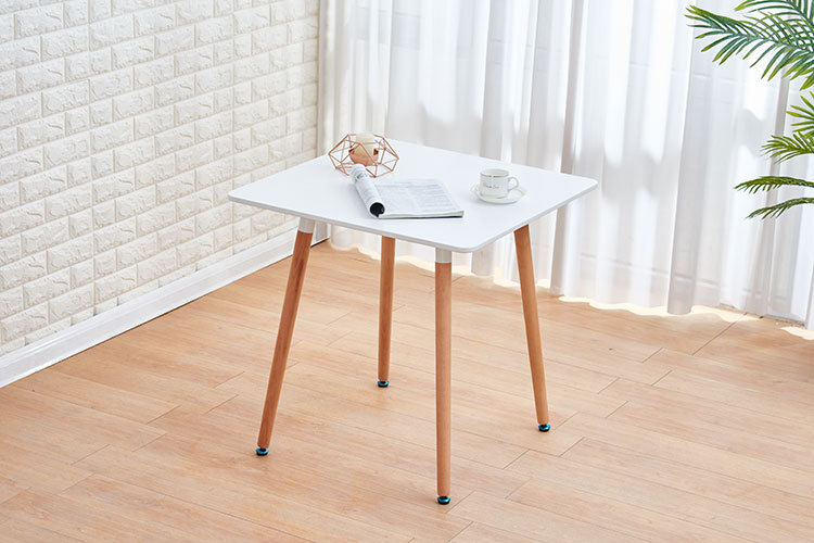 伊姆斯洽谈桌餐桌椅组合 现代简约长方形奶茶店甜品店桌子批发