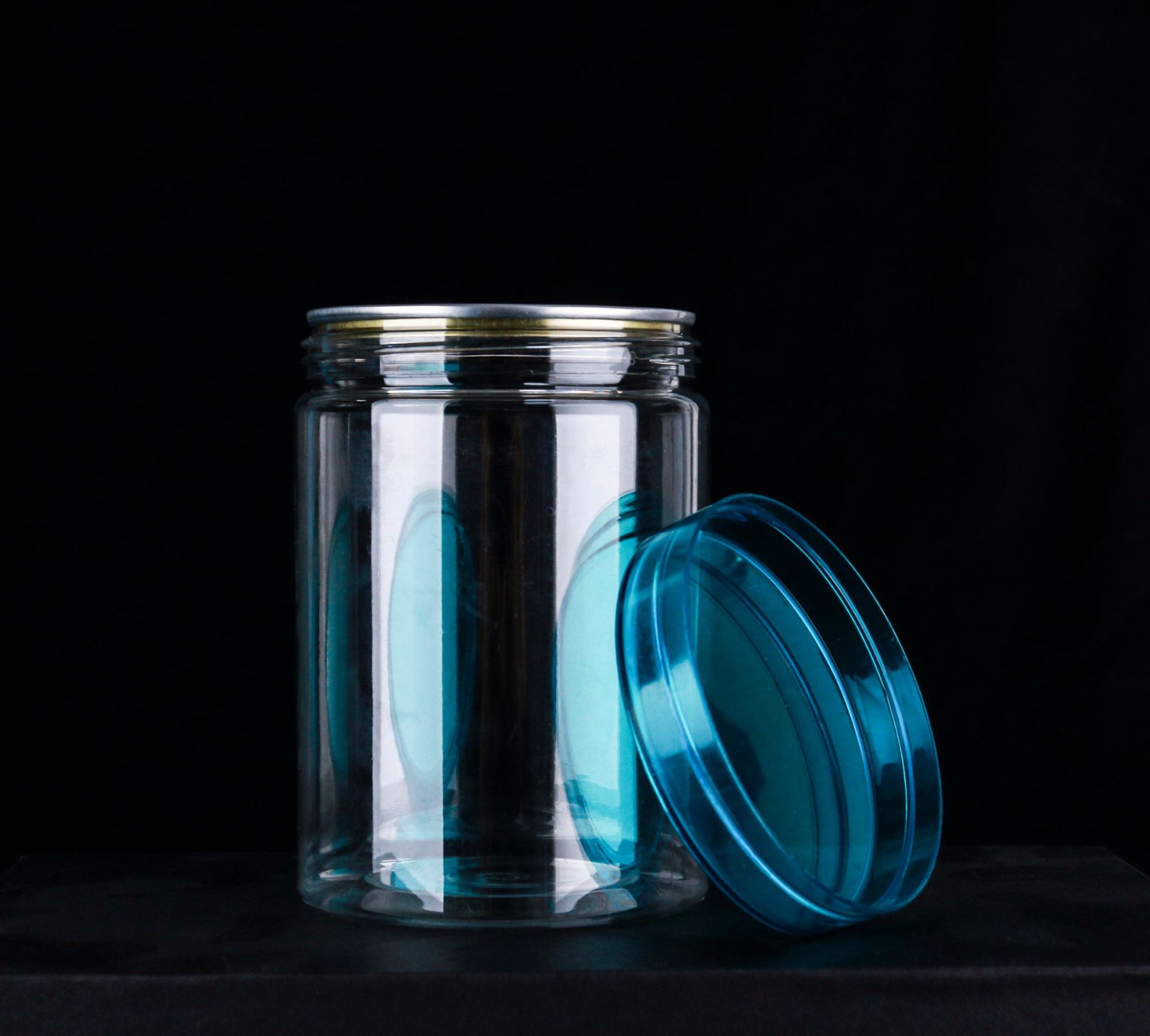 塑料瓶pet透明塑料罐 75*150螺旋罐 食品包装罐 塑料易拉罐塑料瓶