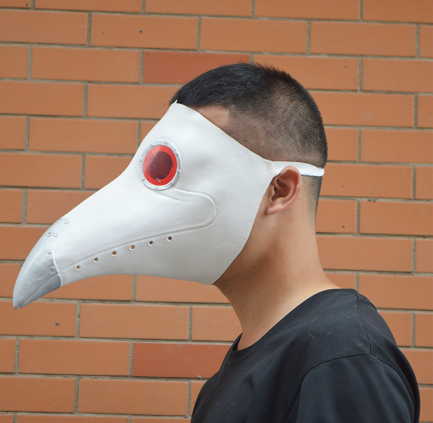 万圣节恐怖鸟嘴医生黑死病乌鸦活结slipkn面具动漫cos影视中世纪