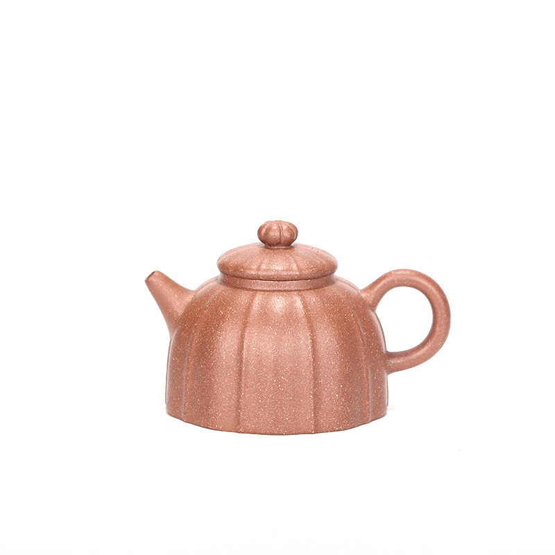 宜兴紫砂壶五彩段泥秦权壶 名家沈浩全手工茶具礼品厂家批发 代发