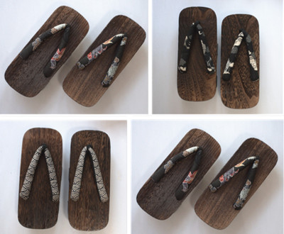 现货 夏季凉鞋日本木屐男式男款和服配套木屐桐烧二尺木屐拖鞋