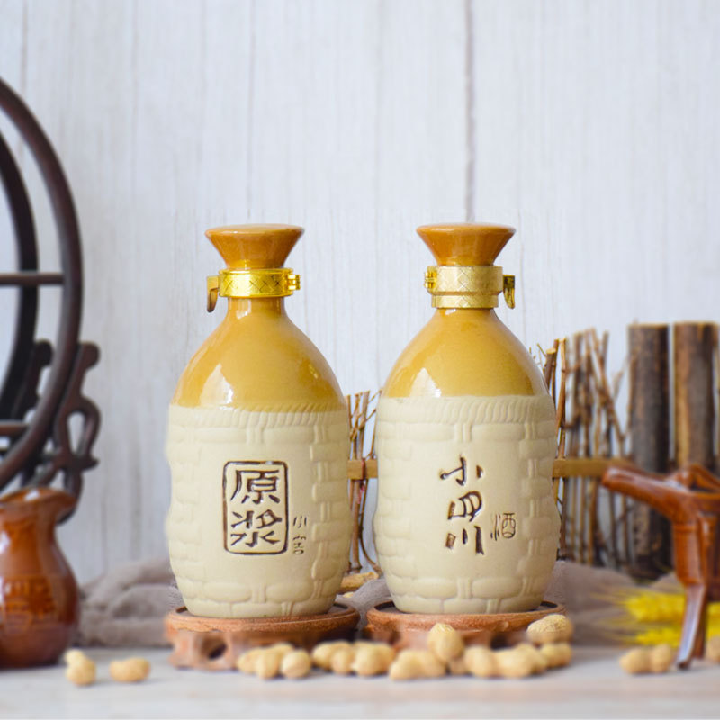 四川白酒整箱批发 纯粮白酒500ml 浓香型陶瓷小酒 代理加盟