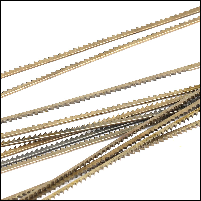 瑞士进口鱼牌线锯条钢丝金银铜首饰diy拉花木工螺旋齿u型锯条
