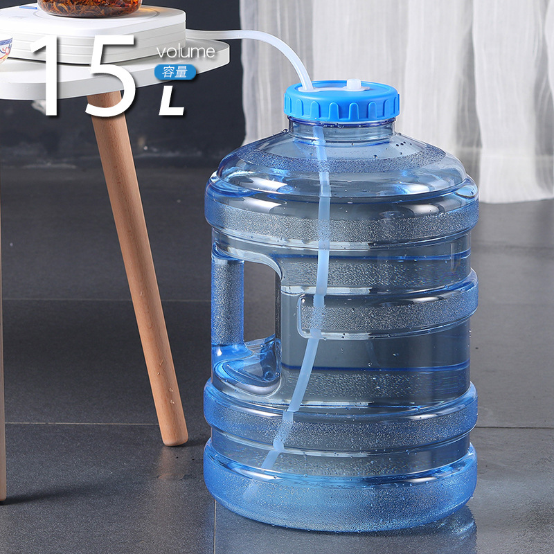 15l升pc圆形纯净水桶 功夫茶具储水桶茶吧机泡茶装水桶饮用水桶
