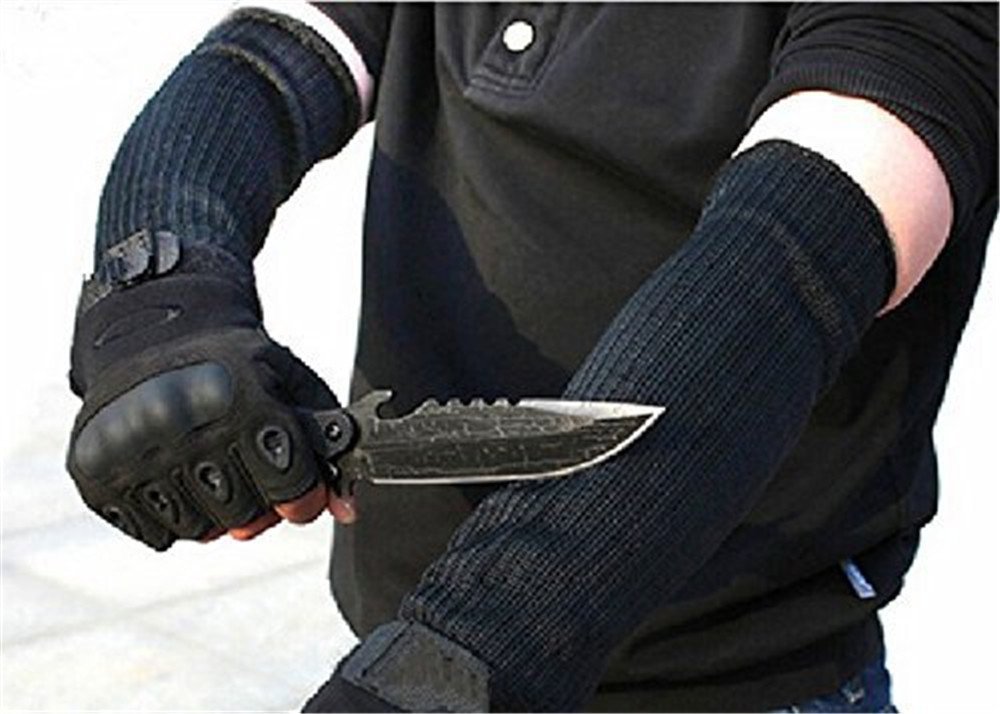 厂家批发现货5级hppe防割护臂 耐磨抗撕拉防砍防切割防护袖套