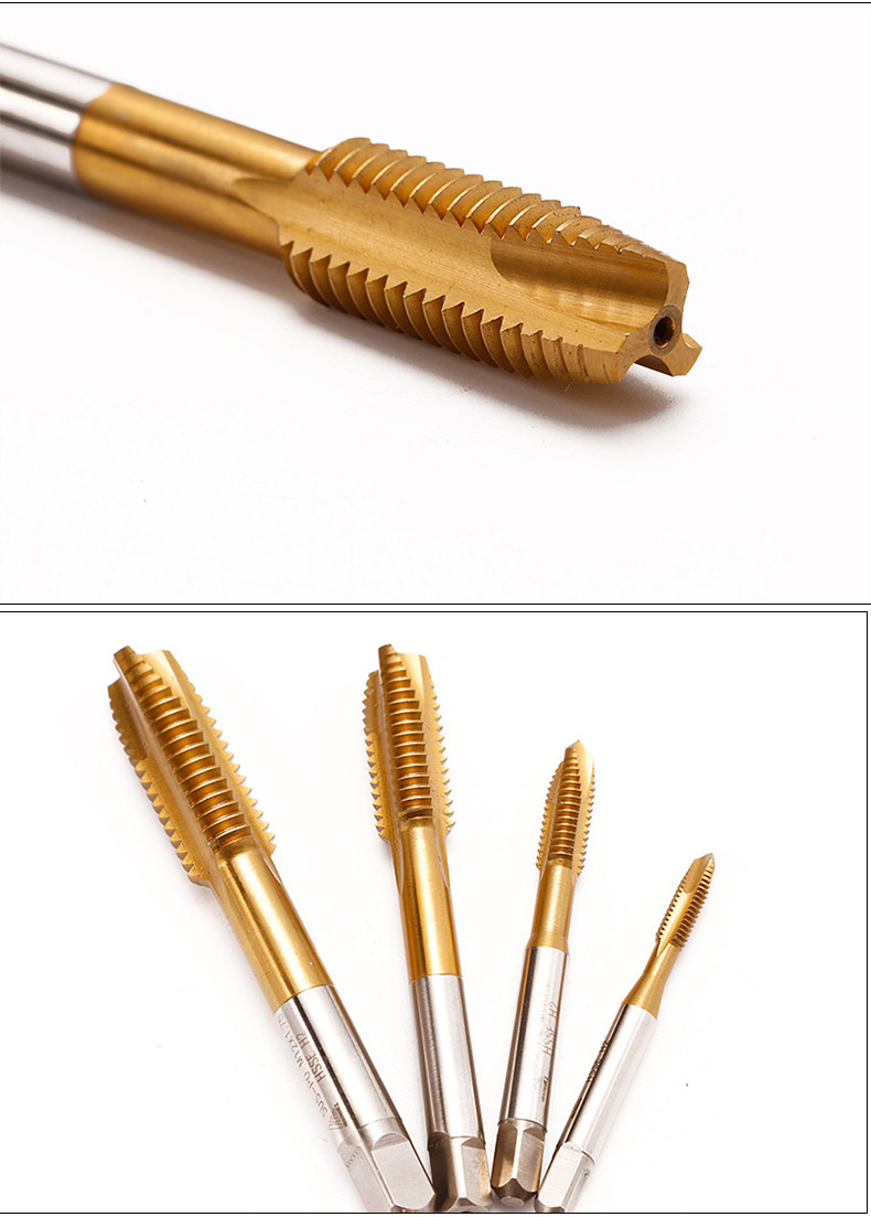 6542高速钢日标螺尖机用丝锥丝攻 镀钛机用先端丝锥