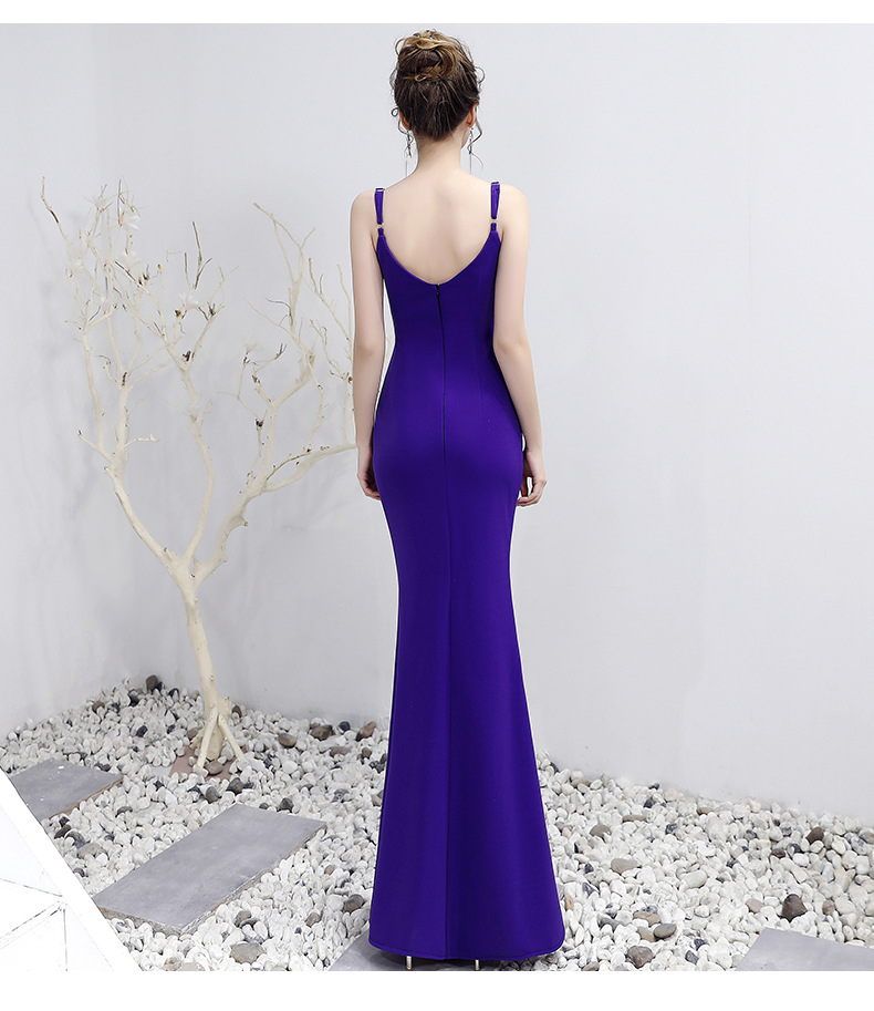 夜总会公主裙2022新款长款ktv佳丽公关小姐服长裙性感开叉晚礼服