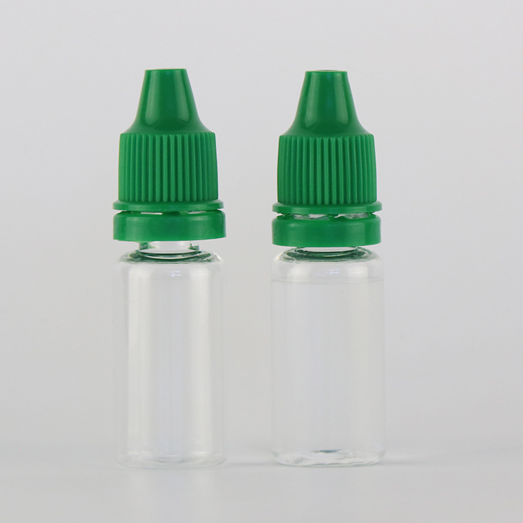 供应10ml 眼药水瓶 pet透明塑料瓶 配儿童防盗盖 安全易打开