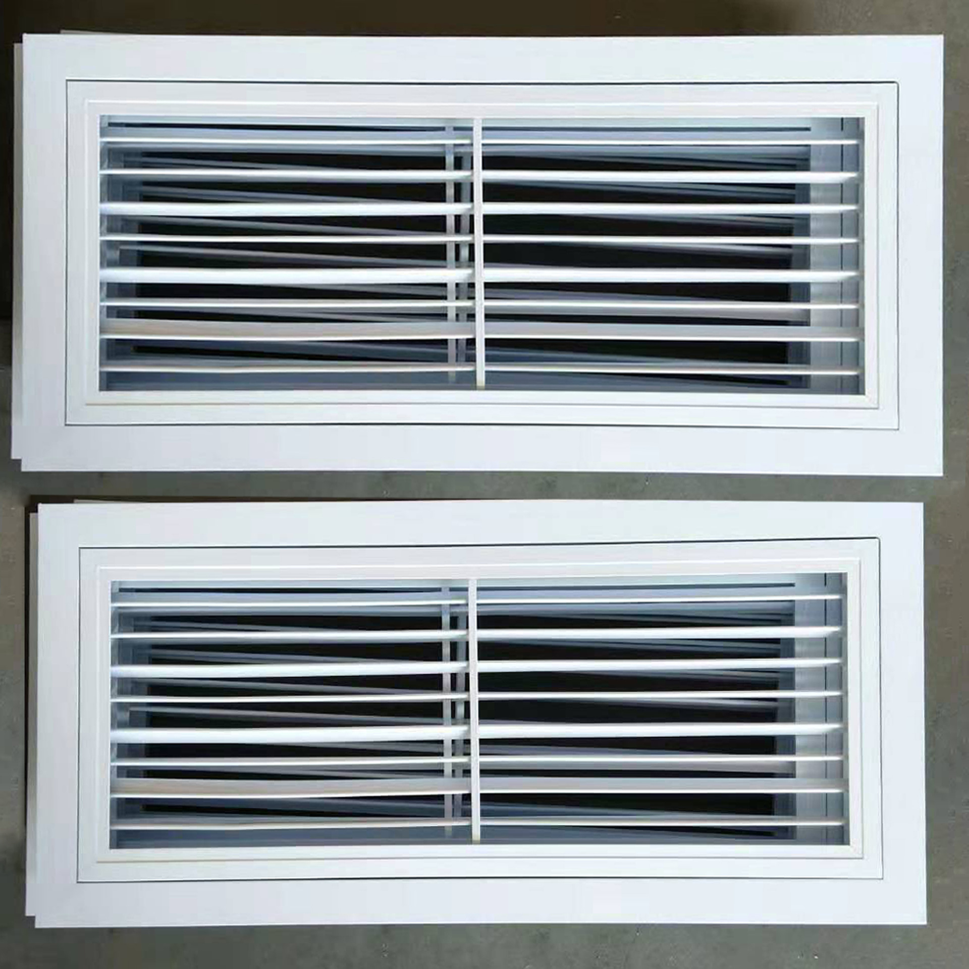 定制单层回风百叶单层调节百叶风口风机盘管回风口中央空调回风口