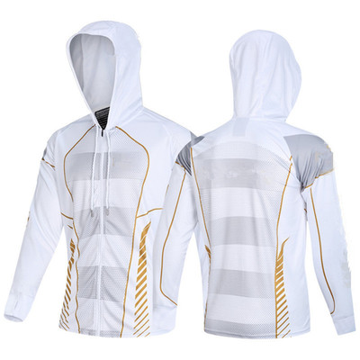 夏季新款户外速干运动防晒服男女防紫外线钓鱼服钓鱼服多功能衣服