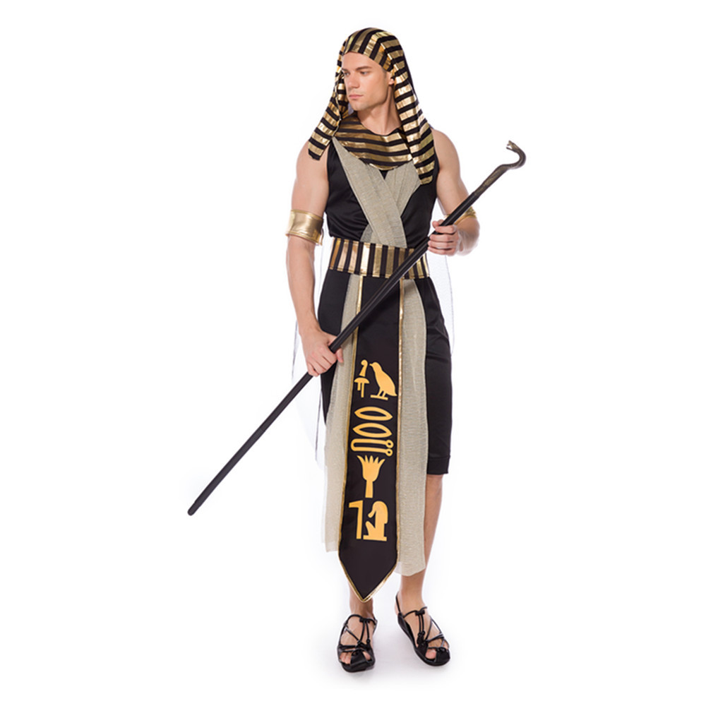 万圣节古埃及法老王子民服饰 古希腊中世纪战士服装 cosplay制服