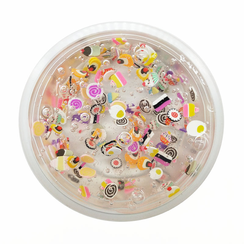 史莱姆slime水晶泥不粘手圣诞动物水果切片diy果冻泥戳戳泥玩具