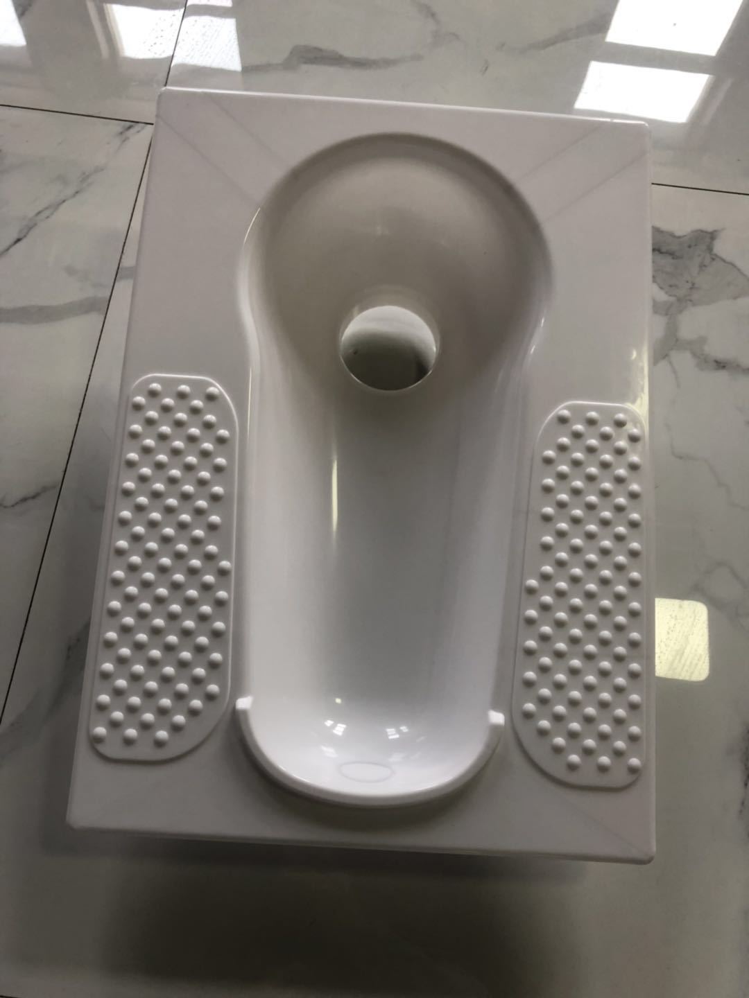 蹲便器蹲坑塑料pp工程大便池蹲厕便盆卫生间蹲便池大便器马桶