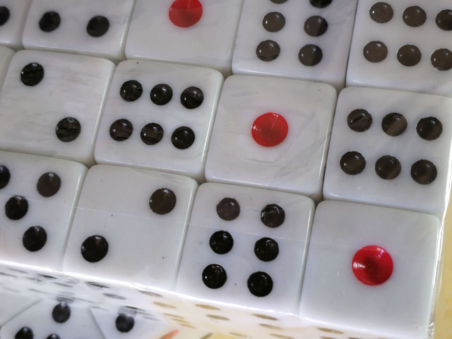 16号点数色子 骰子dice多面筛子彩色十六mm酒吧牌馆幼儿教学玩具