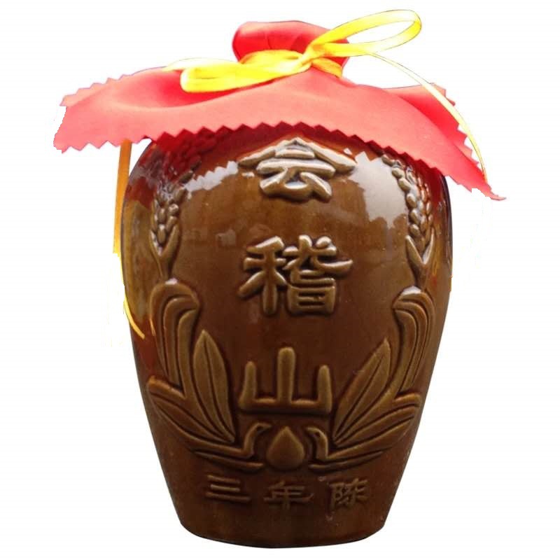 绍兴黄酒 会稽山三年陈花雕酒小坛装 3年陈 500ml*12坛 整箱起批