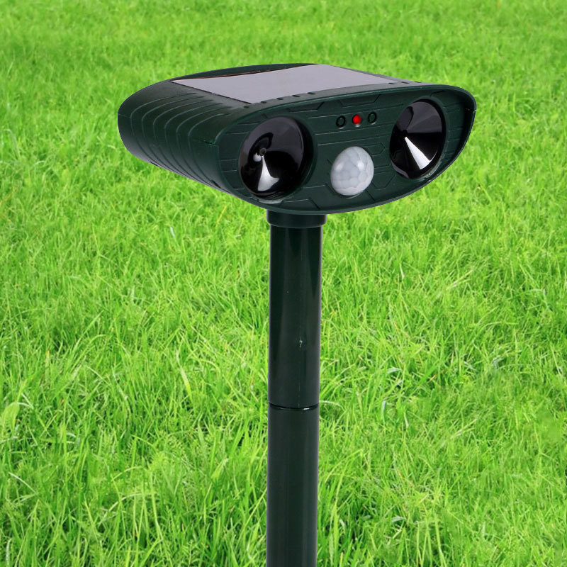 超声波驱猫器驱狗神器户外太阳能动物驱赶器防猫狗驱逐器赶狗赶猫