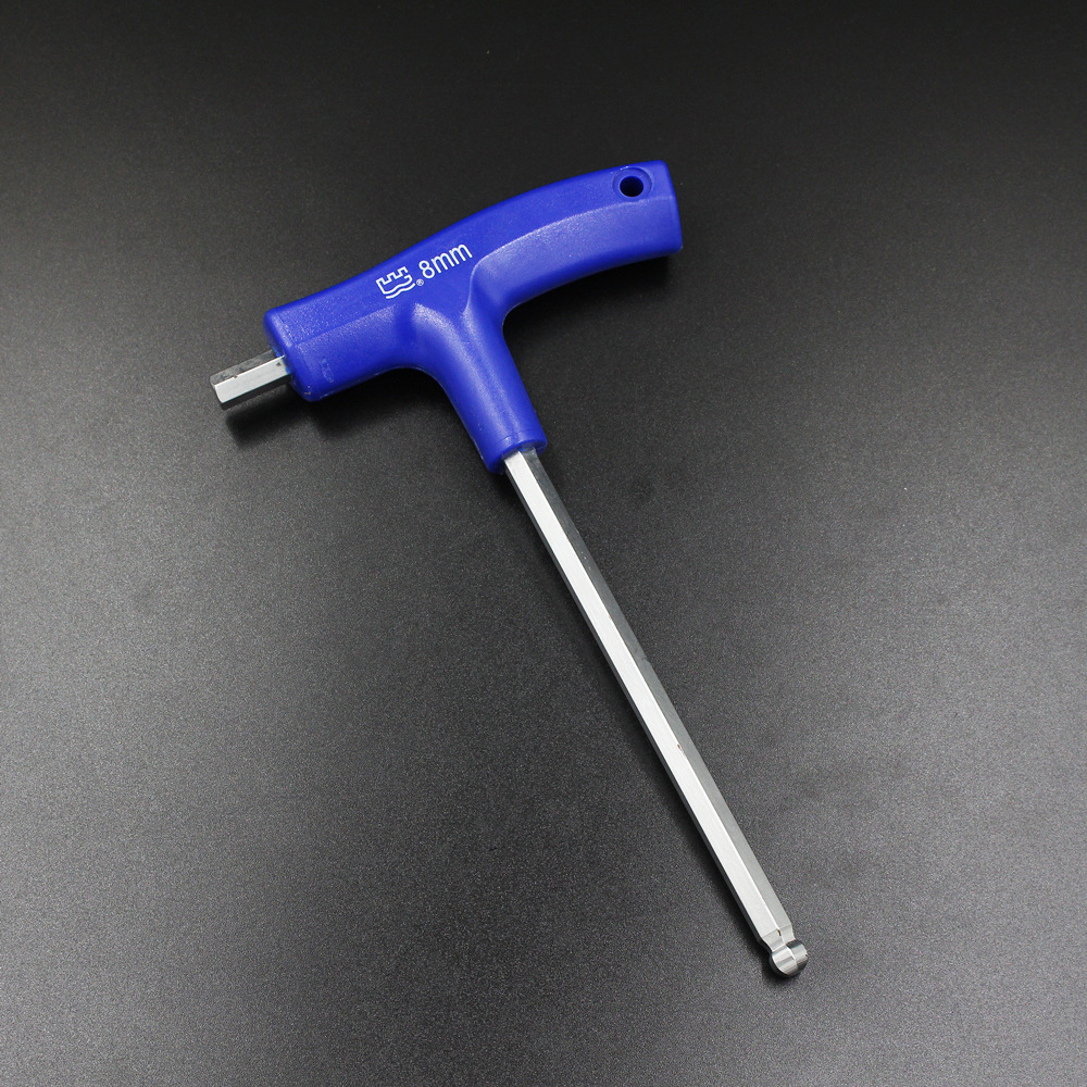 厂家批发长城精工t型直柄球头内六角扳手单只汽修扳手五金工具