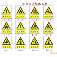 工矿煤矿塌方提示语牌 道路坑洼施工提示标识 天然气公司警示标牌